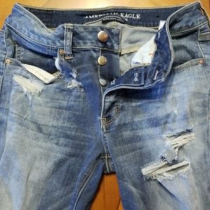 Super, super, stretch tomgirl, distressed